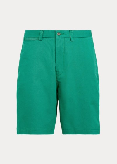 Pantalones Cortos Polo Ralph Lauren Hombre Verdes - Stretch Classic Fit - RBHMC9653